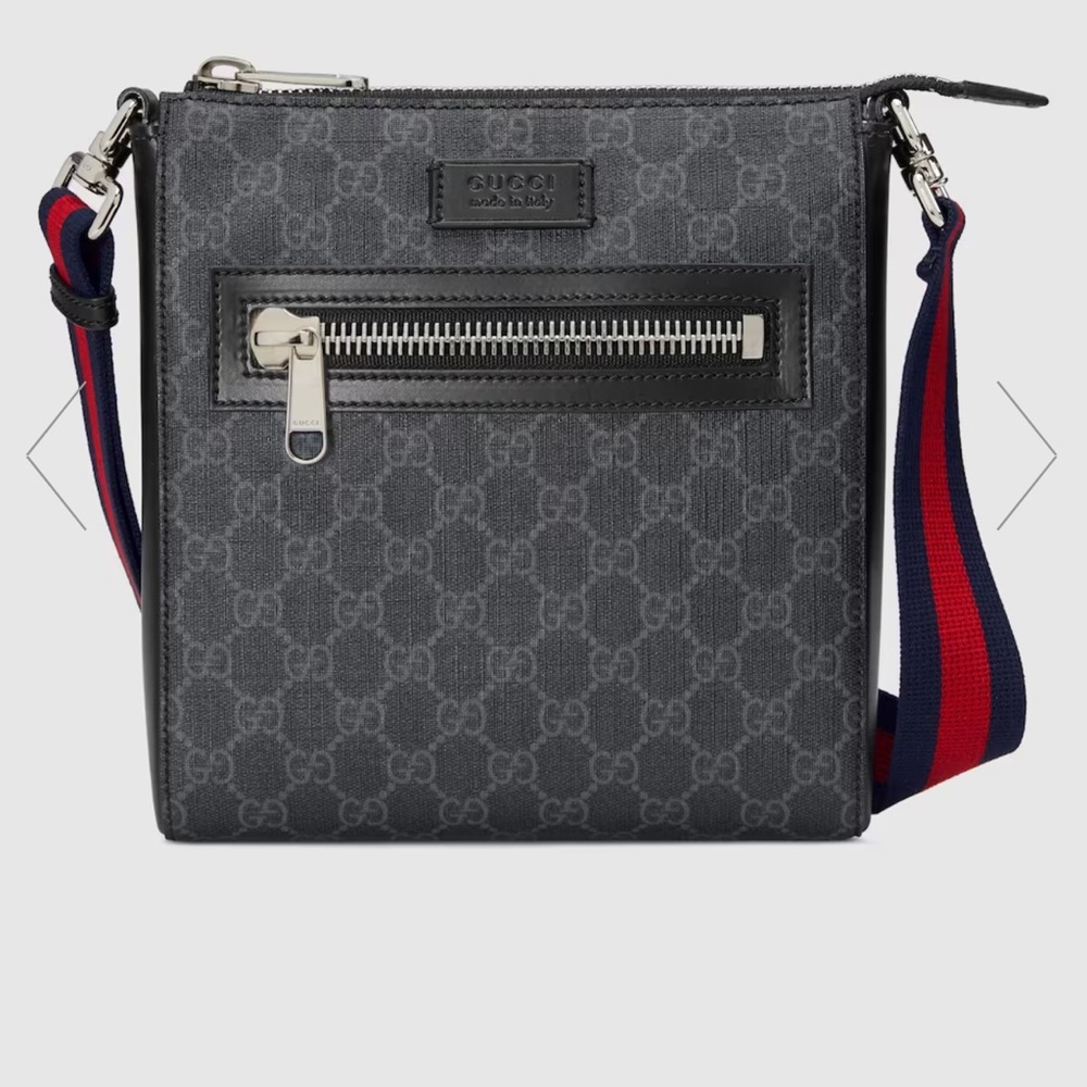 Gucci GG black small messenger bag
